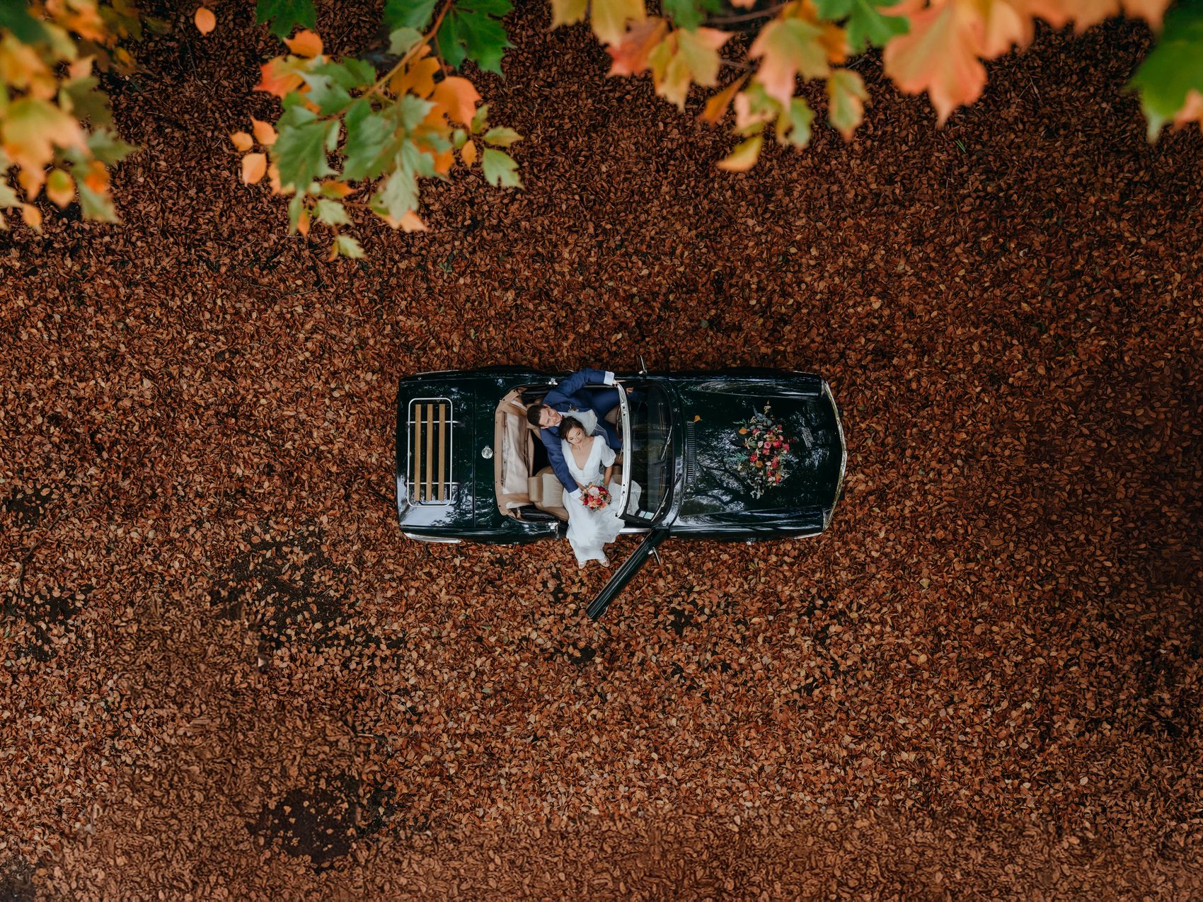 Le cabriolet vu du ciel